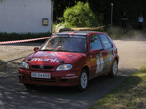 Lars Møller og Søren Nielsen. (Foto: Citroen Racing)
